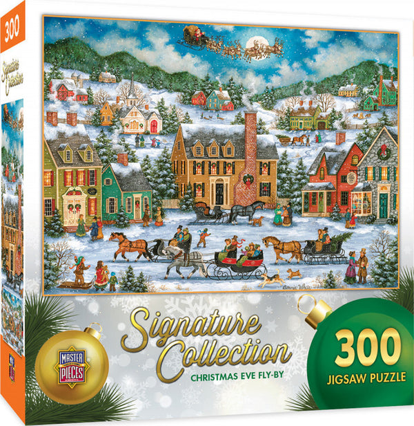 Masterpieces - Signature Collection Christmas Eve Fly By Jigsaw Puzzle (300 pieces)