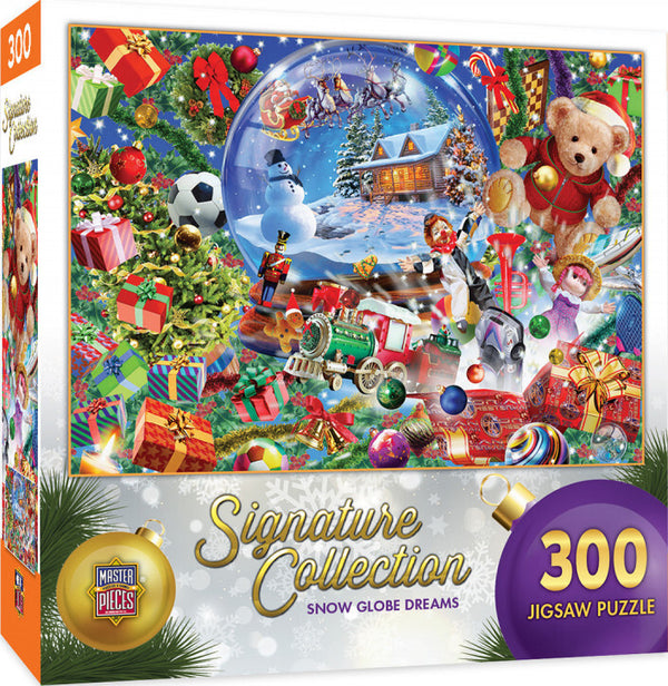 Masterpieces - Signature Collection Christmas Snow Globe Dreams Jigsaw Puzzle (300 pieces)