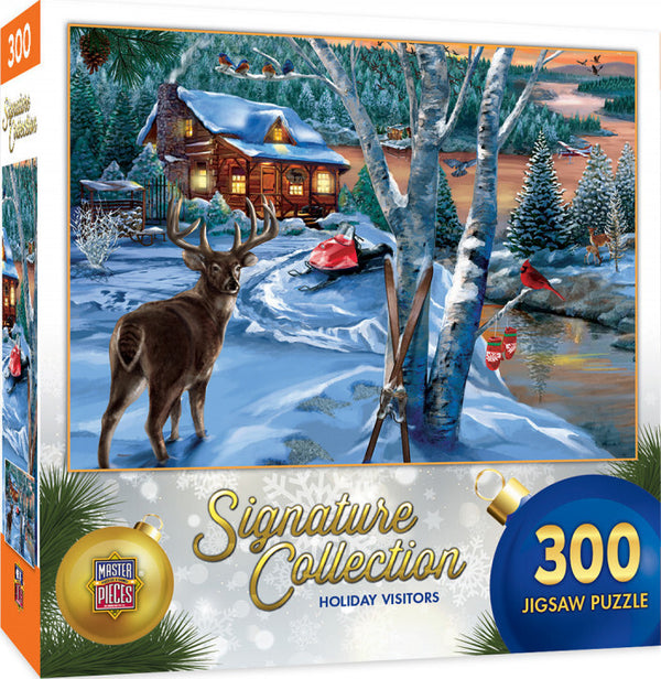 Masterpieces - Signature Collection Christmas Holiday Visitors Jigsaw Puzzle (300 pieces)