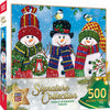Masterpieces - Signature Collection Christmas Snowy Afternoon Friends Jigsaw Puzzle (500 pieces)