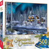 Masterpieces - Signature Collection Christmas Northern Lights Jigsaw Puzzle (500 pieces)