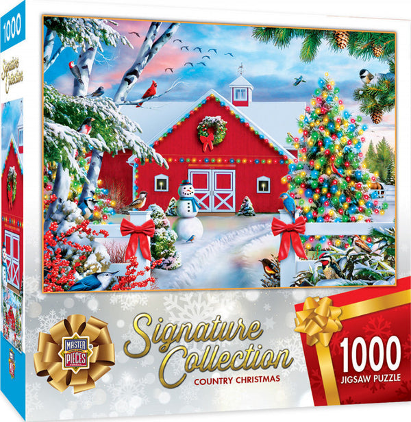 Masterpieces - Signature Collection Christmas Country Christmas Jigsaw Puzzle (1000 pieces)