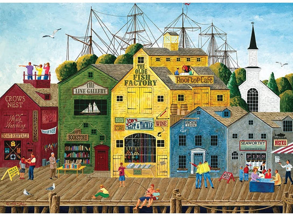 Masterpieces - Hometown Gallery - Crows Nest Harbor Jigsaw Puzzle (1000 Pieces)