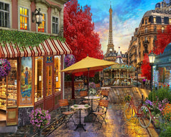 Vermont Christmas Company Evening in Paris Jigsaw Puzzle 1000 Piece