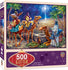 MasterPieces Holiday Glitter Jigsaw Puzzle, Three Magi, Featuring Art by Donna Gelsinger, 500 Pieces