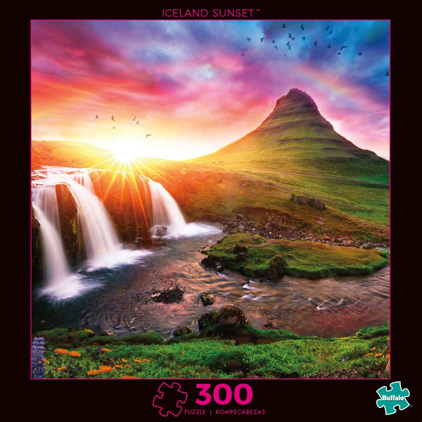 Buffalo Games - Iceland Sunset - 300 Large Piece Jigsaw Puzzle