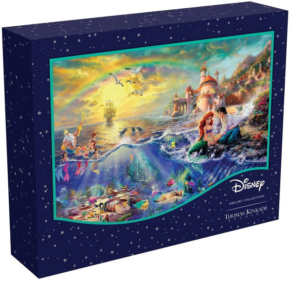 Ceaco Perfect Piece Count Puzzle - Thomas Kinkade Disney Dreams Collection - The Little Mermaid