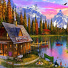 Vermont Christmas Company - The Fishing Hut Jigsaw Puzzle 1000 Piece 30" x 24"