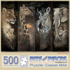 Bits and Pieces - Pride of Africa 500 Piece Jigsaw Puzzles - 18" X 24" by Artist Ruane Manning