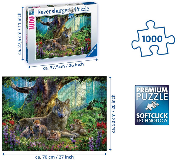 Ravensburger - Wolves in the Forest Jigsaw Puzzle (1000 Pieces)