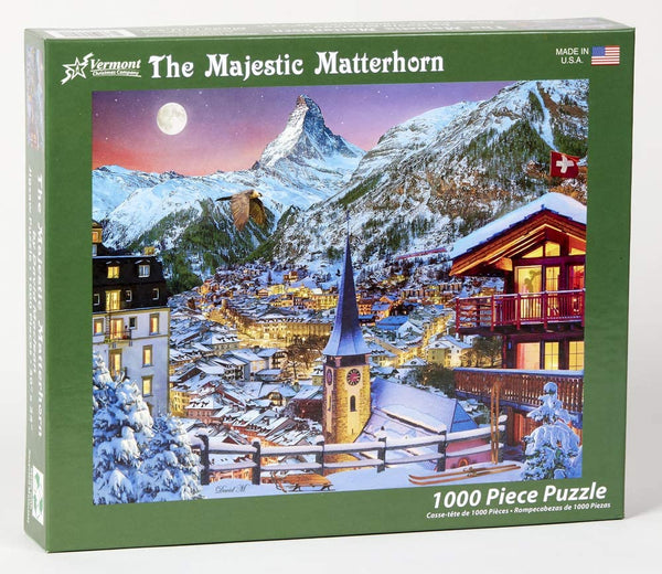 Vermont Christmas Company The Majestic Matterhorn Jigsaw Puzzle 1000 Piece