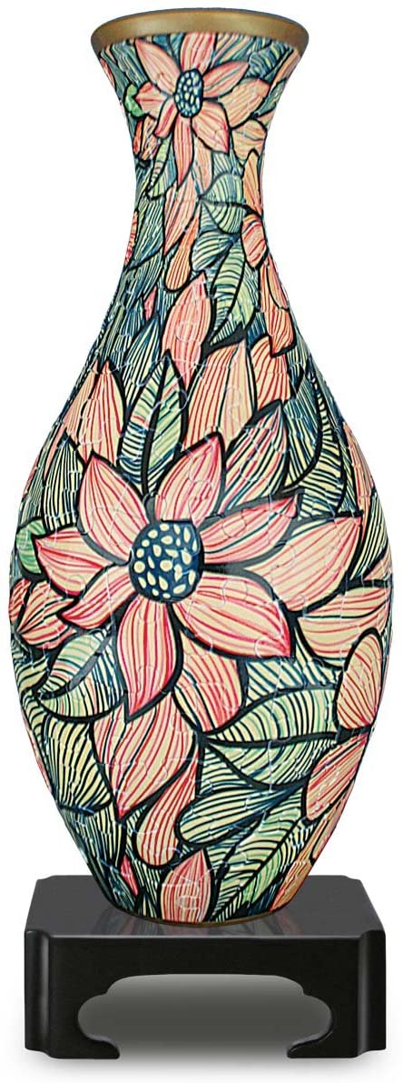 Pintoo - Vase Seamless Flowers Jigsaw Puzzle (160 Pieces)