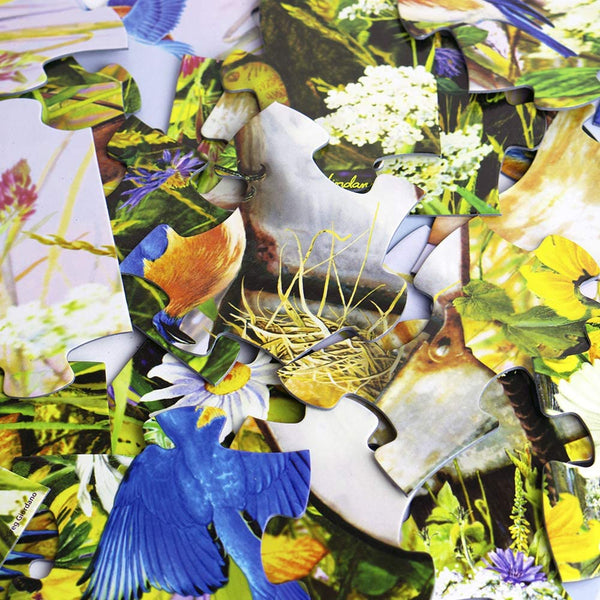 Springbok Puzzles - Blue Birds - 36 Piece Jigsaw Puzzle - Large 23.5