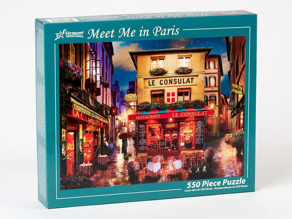 Vermont Christmas Company Meet Me in Paris Jigsaw Puzzle 550 Piece