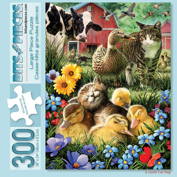 Bits and Pieces - Value Set of 3 x 300 Piece Jigsaw Puzzles for Adults - Each 18