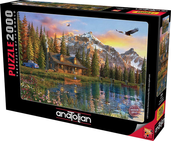 Anatolian - Old Log Cabin Jigsaw Puzzle (2000 Pieces)