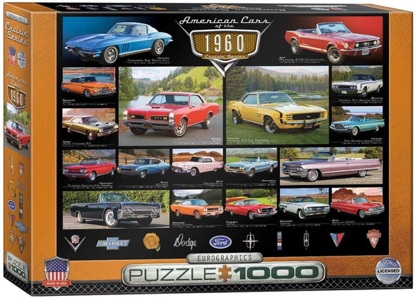 EuroGraphics - Cruisin Classics 1960s Jigsaw Puzzle (1000 Pieces)