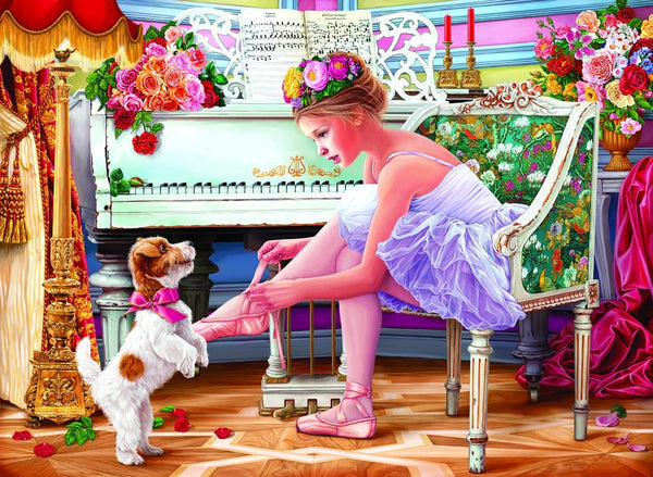 Anatolian - Ballerina And Her Puppy Jigsaw Puzzle (1000 Pieces)