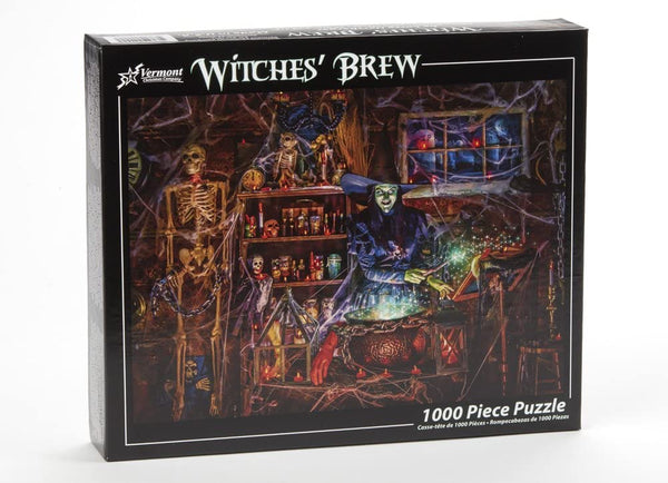 Vermont Christmas Company Witches' Brew Jigsaw Puzzle 1000 Piece