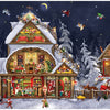 Bits and Pieces - 1000 Piece Jigsaw Puzzle - Santa's House - Christmas, North Pole by Artist Tuula Burger