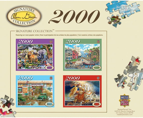 Masterpieces - Signature Collection - Coastal Escape Jigsaw Puzzle (2000 Pieces)