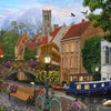 Canal Living Jigsaw Puzzle 550 Piece by Vermont Christmas Company