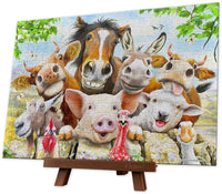 Pintoo - Showpiece XS Farm Selfie Jigsaw Puzzle (368 Pieces)
