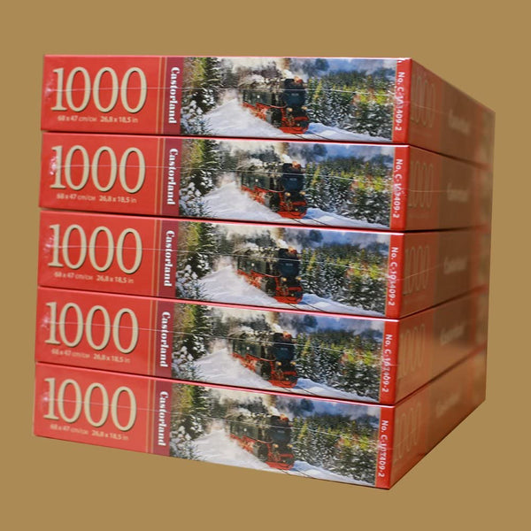 Castorland - Steam Train Jigsaw Puzzle (1000 Pieces)