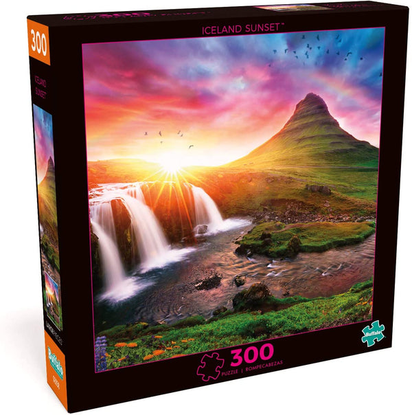 Buffalo Games - Iceland Sunset - 300 Large Piece Jigsaw Puzzle