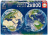 Educa - 2x800 Piece Planet Earth Round Jigsaw Puzzle (1600 Pieces)