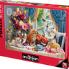 Anatolian - Fluffy Kittens In The Living Room Jigsaw Puzzle (260 Pieces)