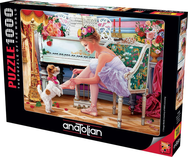 Anatolian - Ballerina And Her Puppy Jigsaw Puzzle (1000 Pieces)