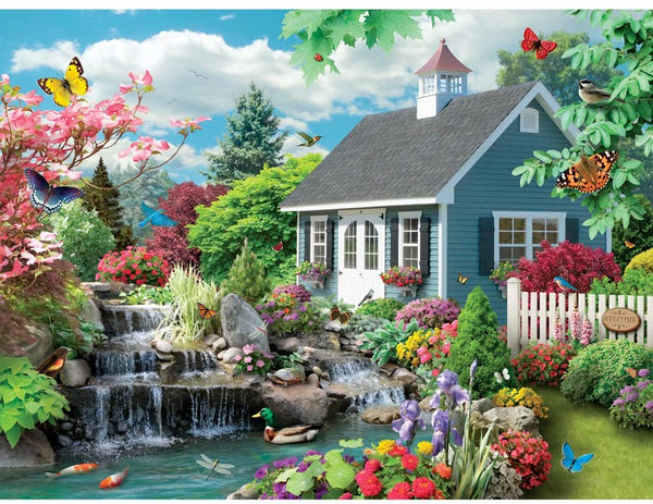 Bits and Pieces - 300 Large Piece Jigsaw Puzzle - Dream Landscape by Artist Alan Giana
