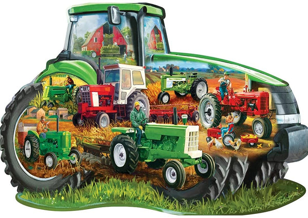 Masterpieces - Contours Shaped - Tractor Shape Jigsaw Puzzle (1000 Pieces)