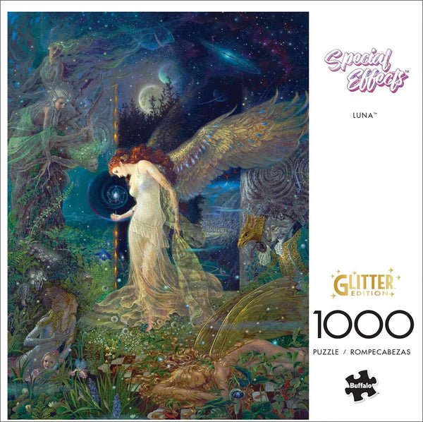 Buffalo Games - Luna - Glitter Edition - 1000 Piece Jigsaw Puzzle