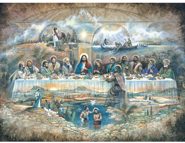 Bits and Pieces - Last Supper - Jigsaw Puzzle (300 pieces) by Artist Ruane Manning