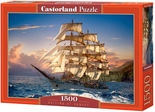 Castorland - Sailing at Sunset Jigsaw Puzzle (1500 Pieces)