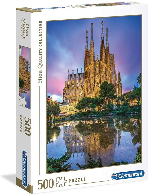 Clementoni - Collection - Barcelona Familia Sagrada Cathedral Jigsaw Puzzle - (500 Pieces) 35062