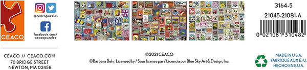 Ceaco - Stamps - Advertising Jigsaw Puzzle (1000 Pieces)