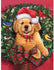 Bits and Pieces - 1000 Piece Jigsaw Puzzle for Adults 20" X 27" - Christmas Puppy - 1000 pc Dog Jigsaw by Artist Jenny Newland