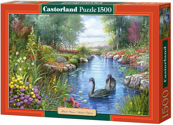 Castorland - Black Swans, Andres Orpinas Jigsaw Puzzle (1500 Pieces)