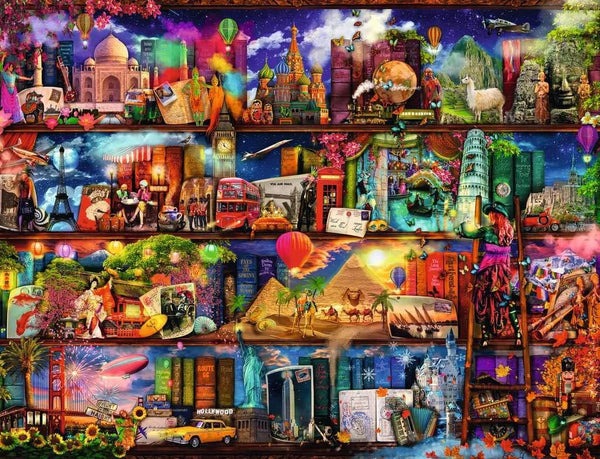 Ravensburger - Aimee Stewart - World of Books Jigsaw Puzzle (2000 Pieces)