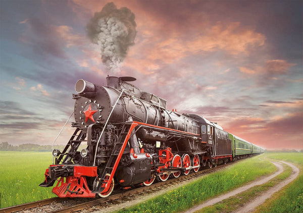 Educa - Steam Locomotive Jigsaw Puzzle (2000 Pieces)