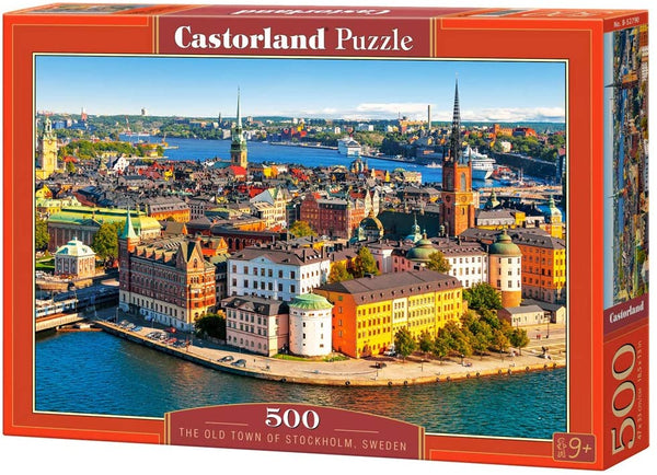 Castorland - Old Town of Stockholm, Sweden Jigsaw Puzzle (500 Pieces)