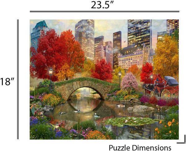 Springbok - Central Park Paradise - 500 Piece Jigsaw Puzzle - 23.5