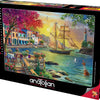 Anatolian - Beautiful Sunset In The Town Jigsaw Puzzle (2000 Pieces)