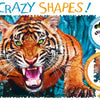 Trefl - Crazy Shapes! Facing A Tiger Jigsaw Puzzle (600 Pieces)