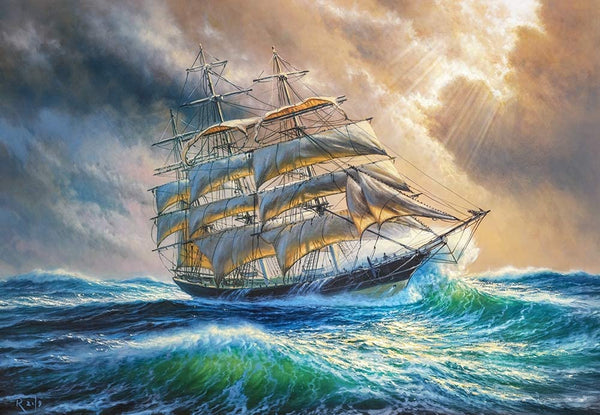 Castorland - Sailing Against All Odds Jigsaw Puzzle (1000 Pieces)