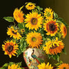 Castorland - Sunflowers in a Peacock Vase Jigsaw Puzzle (1000 Pieces)