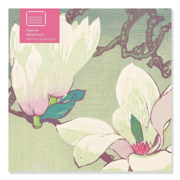 Flame Tree Studio - Magnolia by Mabel Royds Jigsaw Puzzle (500 Pieces)
